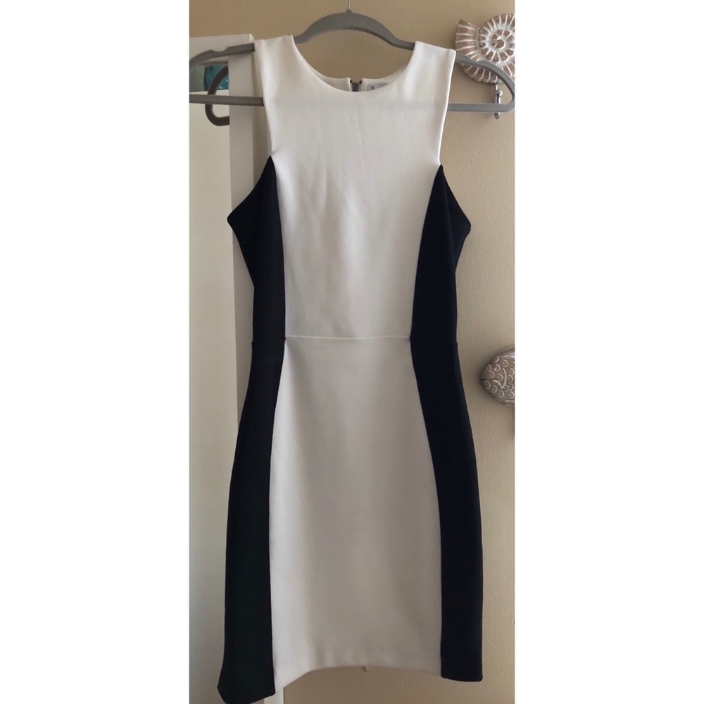 Black and White Formal Bodycon